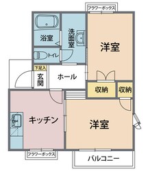 グリーンヒル清水の物件間取画像